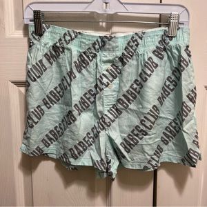Pink Victoria Secret Mint Green Boxers
